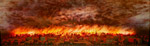 Fire Diorama; Digital Photograph, 2011
