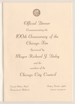 Medium Rare, Please; Centennial Dinner Program, 1971 (ichi-64232)