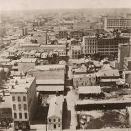 View from Court House Cupola, West; Alexander Hesler, Photograph, 1858 (ich-05726)