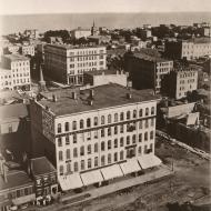 View from Court House Cupola, East/Southeast 1; Alexander Hesler, Photograph, 1858 (ichi-05736)