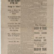 The Great Calamity of the Age!  Chicago in Ashes!!; Chicago Evening Journal-Extra, October 9, 1871 (ichi-06206)