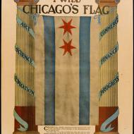 Flying the Flag; Supplement to Chicago Herald and Examiner, October 2, 1921 (ichi-16211)