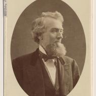Joseph Medill; C. D. Mosher, Cabinet Card Photograph, ca. 1876 (ichi-16828)