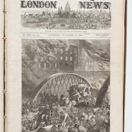 The Chicago Fire--The Randolph-Street Bridge; The Illustrated London News, October 11, 1871 (ichi-34682)
