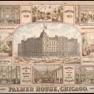 Palmer House Chicago; American Oliograph Company, Lithograph, 1873 (ichi-39476)