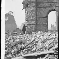View of the Union Depot after the Fire of 1871; Jex Bardwell, Photograph, 1871 (ichi-59804)