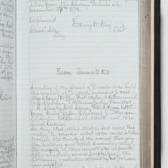 Trouble at Relief and Aid Society Headquarters; Minutes of the Meeting of the Board of Directors of the Chicago Relief and Aid Society, January 2, 1874 (ichi-62300)
