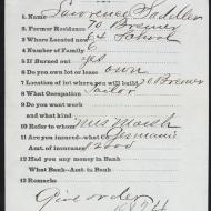 The Case of Lawrence Saddler, 1; Approved Application, 1872 (ichi-63784)