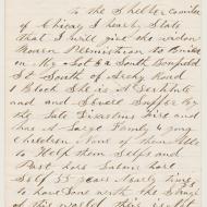 The Case of Kate Moran, 2; Letter of John Kennedy, 1872 (ichi-63798)