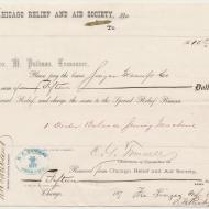 Special Relief; Order for Sewing Machine, July 27, 1872 (ichi-63801)