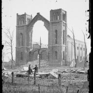 View of Trinity Church after Fire of 1871; Jex Bardwell, Photograph, 1871 (ichi-63815)