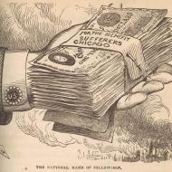 The National Hand of Fellowship; Engraving, 1871 (ichi-63817)