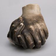 Hands Across the Flames; Marble Statue Fragment (ichi-64487)