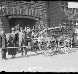 Fire Commemoration; Photograph, Chicago Daily News, 1924 (DN-0077731)