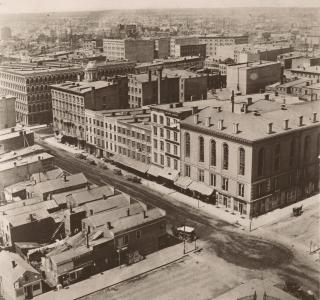 View from Court House Cupola, Northwest; Alexander Hesler, Photograph, 1858 (ichi-05725)