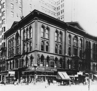 Post-Fire First Methodist Church Building; Photograph, ca. 1900 (ichi-19985)