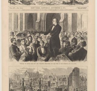 Cover of Harper's Weekly, November 4, 1871 (ichi-63128)