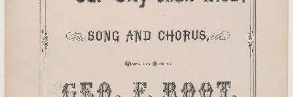 From the Ruins Our City Shall Rise; Sheet Music, 1871 (ichi-63137)