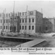 Cook County Courthouse and Jail under Construction; Photograph, ca. 1874 (ichi-02021)