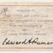 Presented to the City of Chicago; Bookplate, ca. 1871 (ichi-62301)