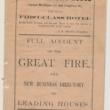 Full Account of the Great Fire, and New Business Directory of Leading Houses, ca. 1872 (ichi-63833)
