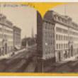 View of Crosby's Opera House before the Fire; Stereograph, ca. 1871 (ichi-64360)