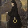 Relief for the Sufferers of Chicago; Jules Emile Saintin, Oil on Canvas, 1872 (ichi-64555)