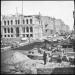 The Rebuilding of the Marine Building; Glass Lantern Slide, ca. 1873 (ichi-02845)