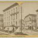 First Methodist Episcopal Church Block before the Fire; Lovejoy & Foster, Stereograph, ca. 1871 (ichi-22330)