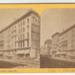View of Booksellers' Row before the Fire; Lovejoy & Foster, Stereograph, ca. 1871 (ichi-29598)