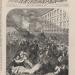 The Terrified Populace in Front of the Briggs House; from Frank Leslie's Illustrated Newspaper, October 28, 1871 (ichi-63136)